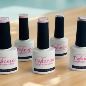 Twinepa Kit Spring Pink 5 smalti semipermanenti professionali, palette rosa 5x8ml