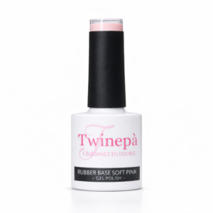 Twinepa Rubber Base Soft Pink 8ml, base semipermanente rosa delicato autolivellante