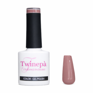 Twinepa Smalto Semipermanente Nude Malva 54 8ml, colore professionale ad alta coprenza