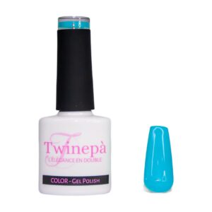 Twinepa Smalto Semipermanente Turchese 140 8ml, colore professionale ad alta coprenza