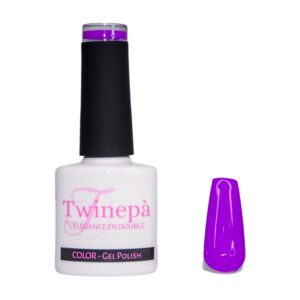 Twinepa Smalto Semipermanente Viola Intenso 120 8ml, colore professionale ad alta coprenza