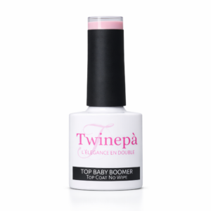 Twinepa Top Coat Baby Boomer Soft Milky 8ml, effetto lattiginoso professionale